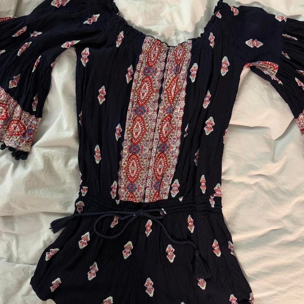 Anthropologie Women's multi Playsuit-romper